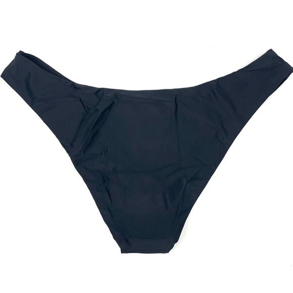 NEW J. Crew Curved-waist Cheeky Bikini Bottom in Black, Women's Large BC125 $59 - Picture 2 of 9